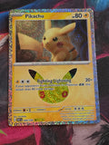 Pikachu - 049/128 - ME: 30th Celebration - Pikachu Rare - NM - Pokemon