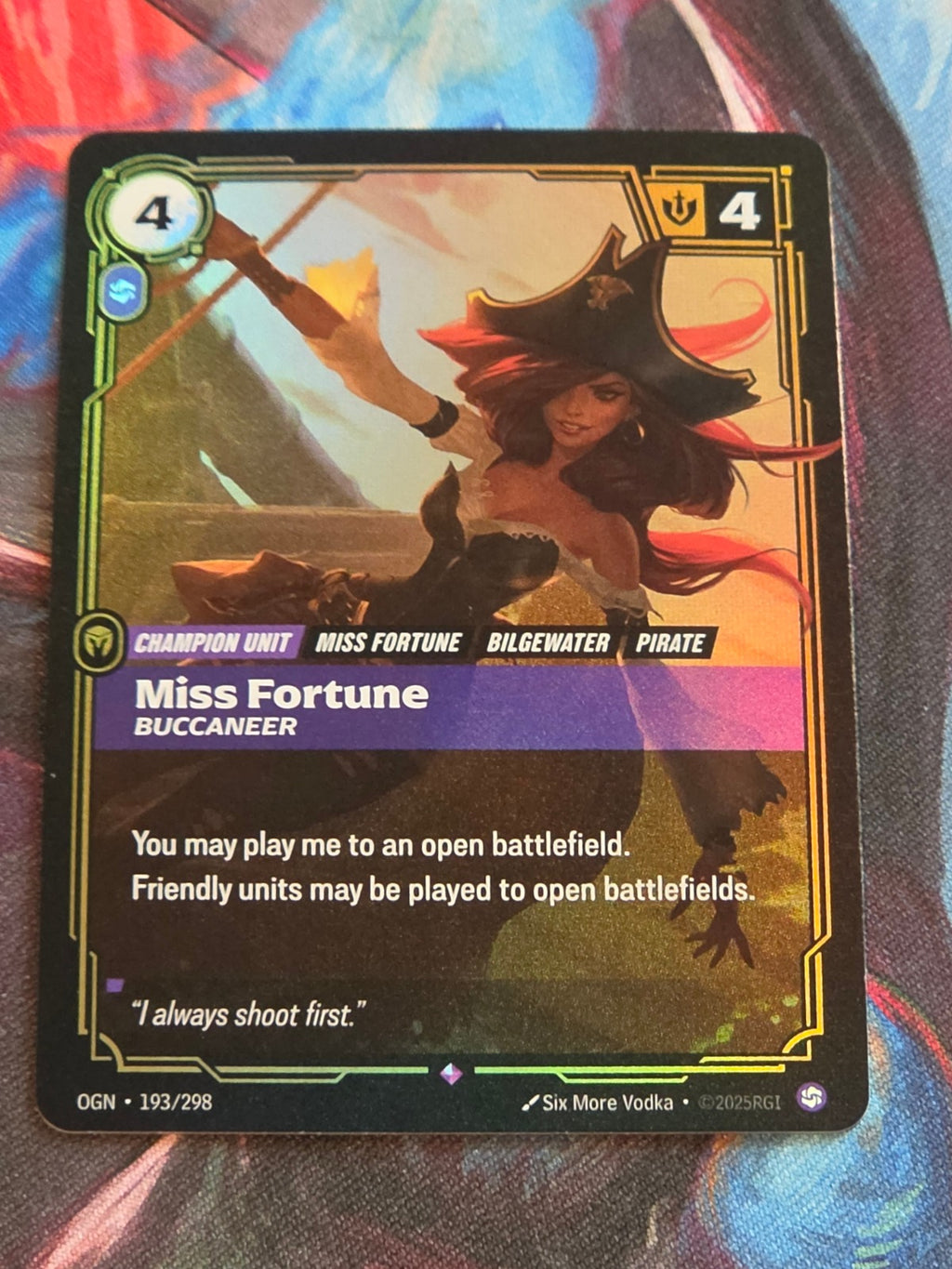 Miss Fortune, Buccaneer - 193/298 - Origins - Rare - NM