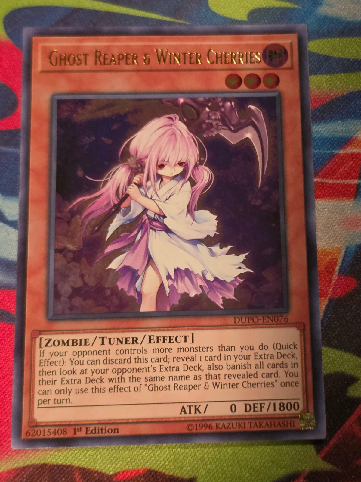 Ghost Reaper & Winter Cherries Ultra Rare Duel Power DUPO-EN076 LP