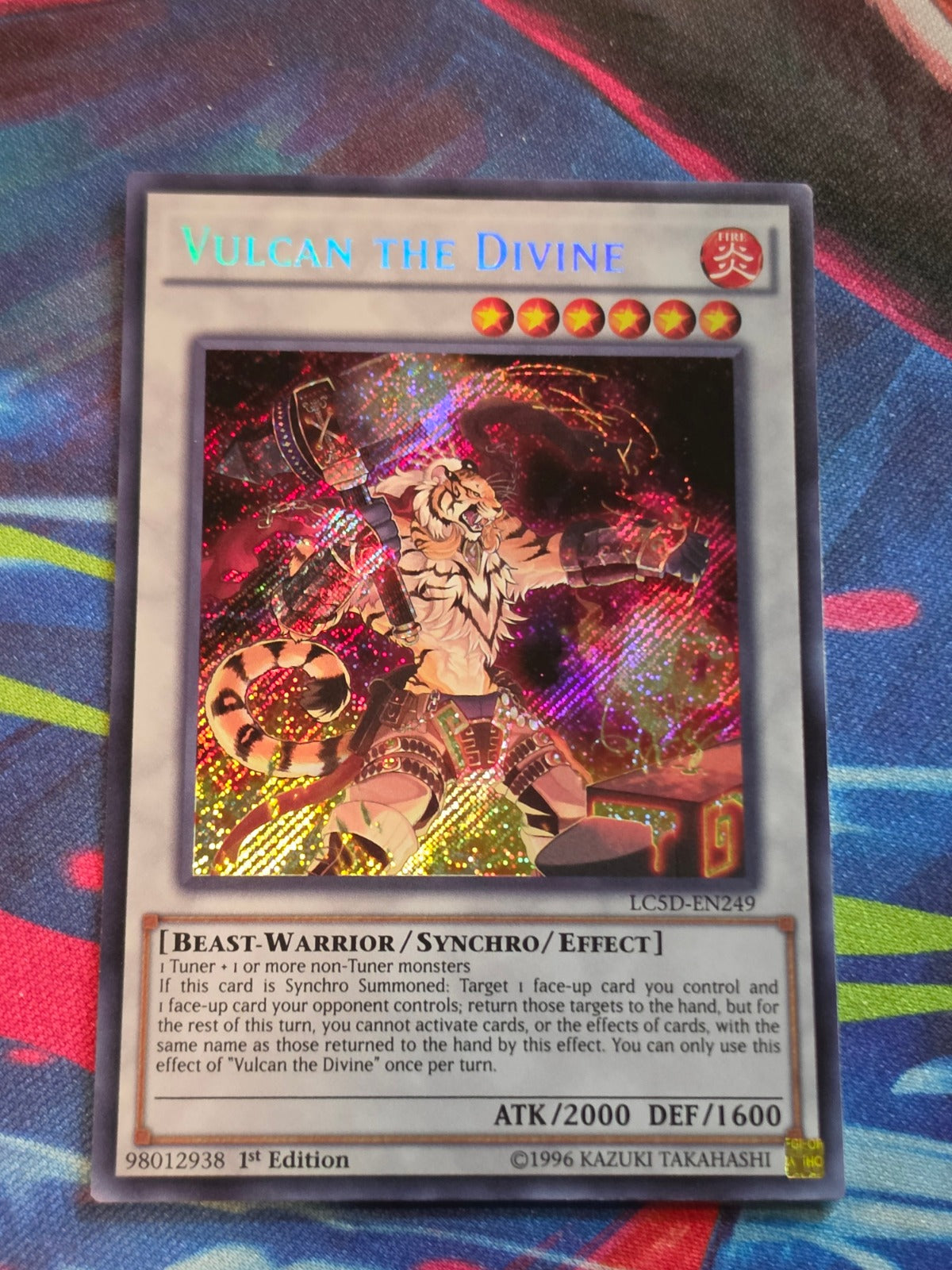 Vulcan the Divine Secret Rare Legendary Collection 5D's LC5D-EN249 LP