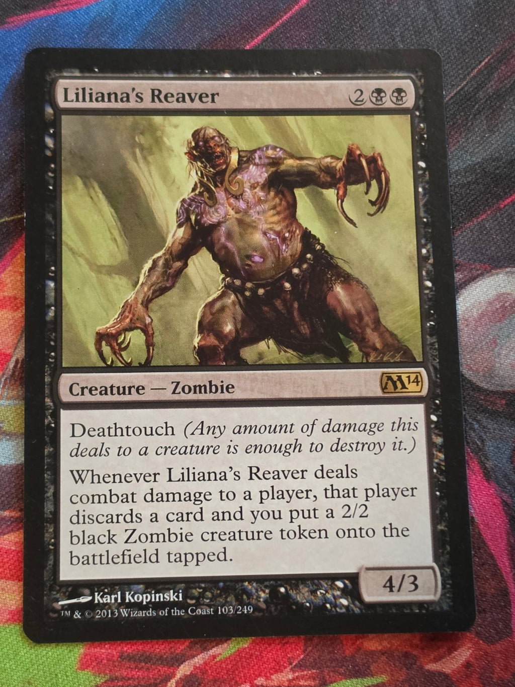 Liliana's Reaver - 103 - Magic 2014 (M14) - R - LP MTG
