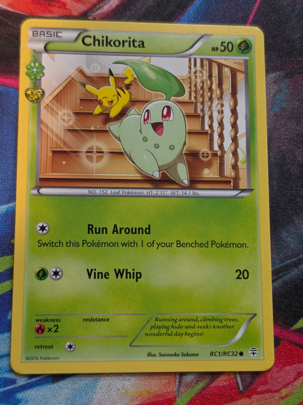 Chikorita Common Generations Radiant Collection RC1/RC32 MP Pokemon