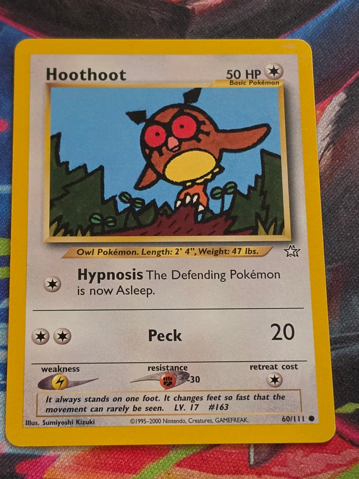 Hoothoot - 060/111 - Neo Genesis - Common - Unlimited - NM Pokemon