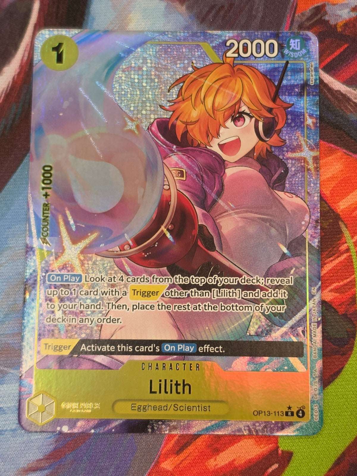 Lilith (Alternate Art) R Carrying On His Will OP13-113 NM One Piece
