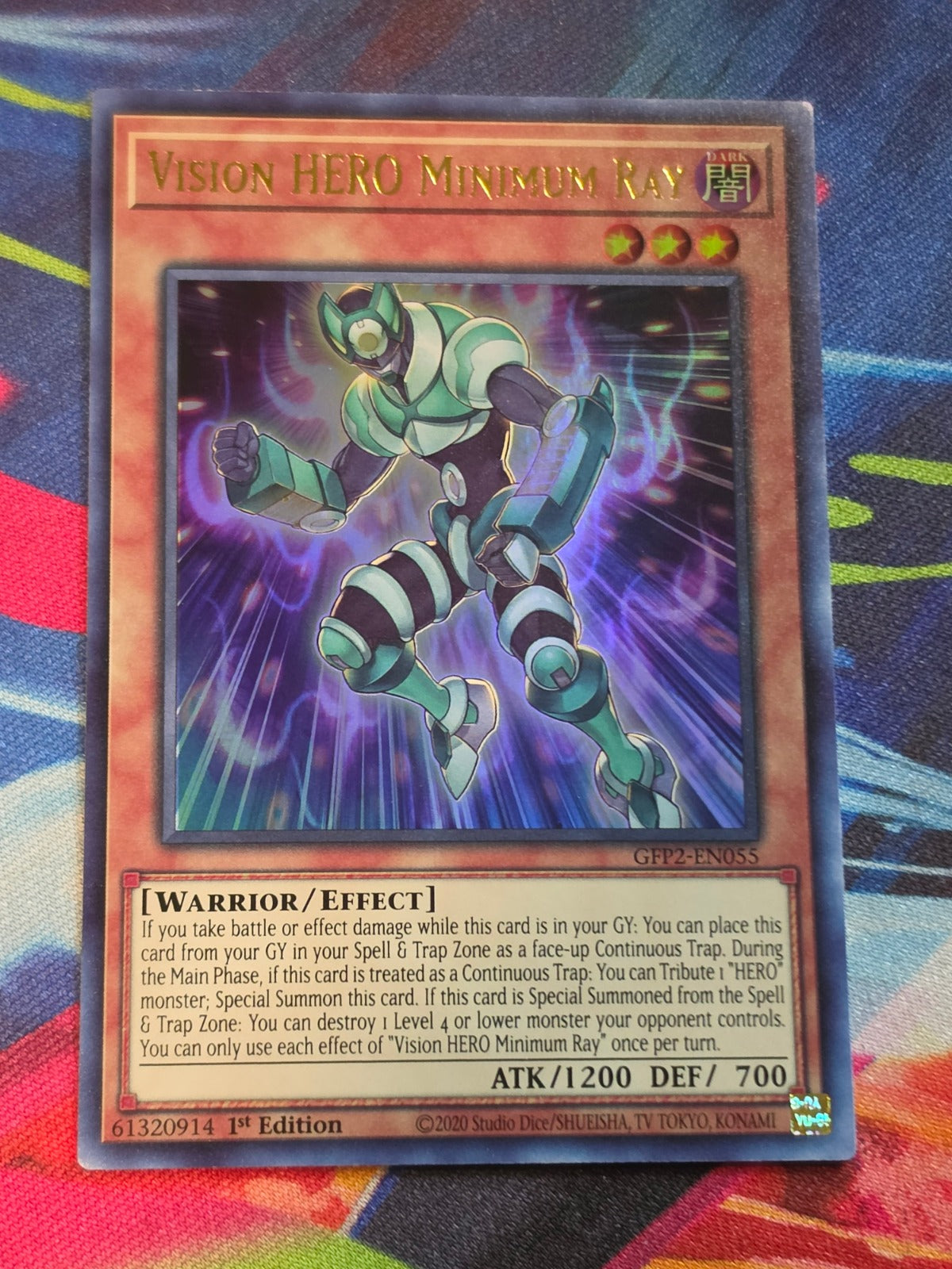 Vision HERO Minimum Ray Ultra Rare Ghosts From the Past: The 2nd Haunting GFP2-EN055 LP