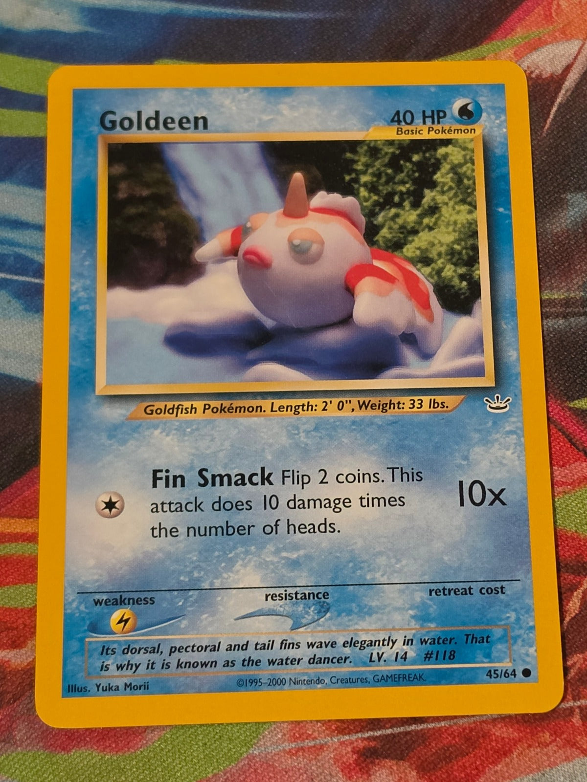 Goldeen - 45/64 - Neo Revelation - Common - Unlimited - LP+ Pokemon