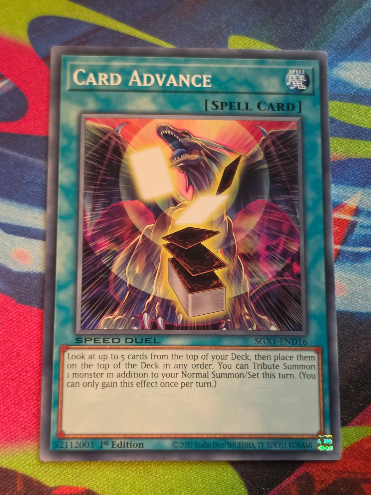 Card Advance Common Speed Duel GX: Duel Academy Box SGX1-END16 1st Edition LP Yu-Gi-Oh!