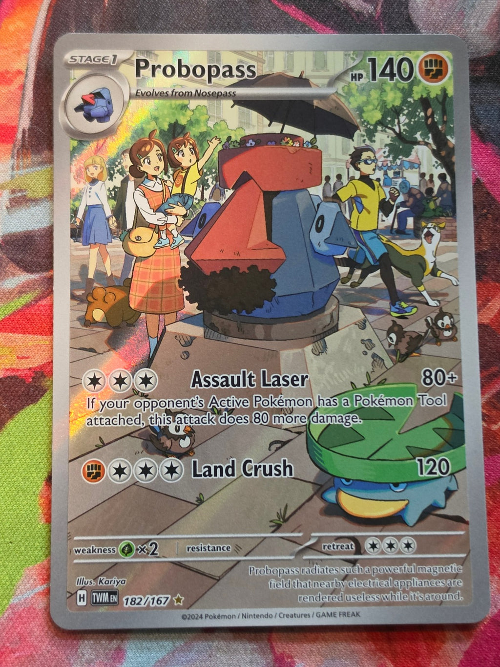 Probopass Illustration Rare SV06: Twilight Masquerade 182/167 NM Pokemon
