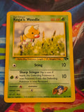 Koga's Weedle - 082/132 - Gym Challenge - Common - Unlimited - NM Pokemon