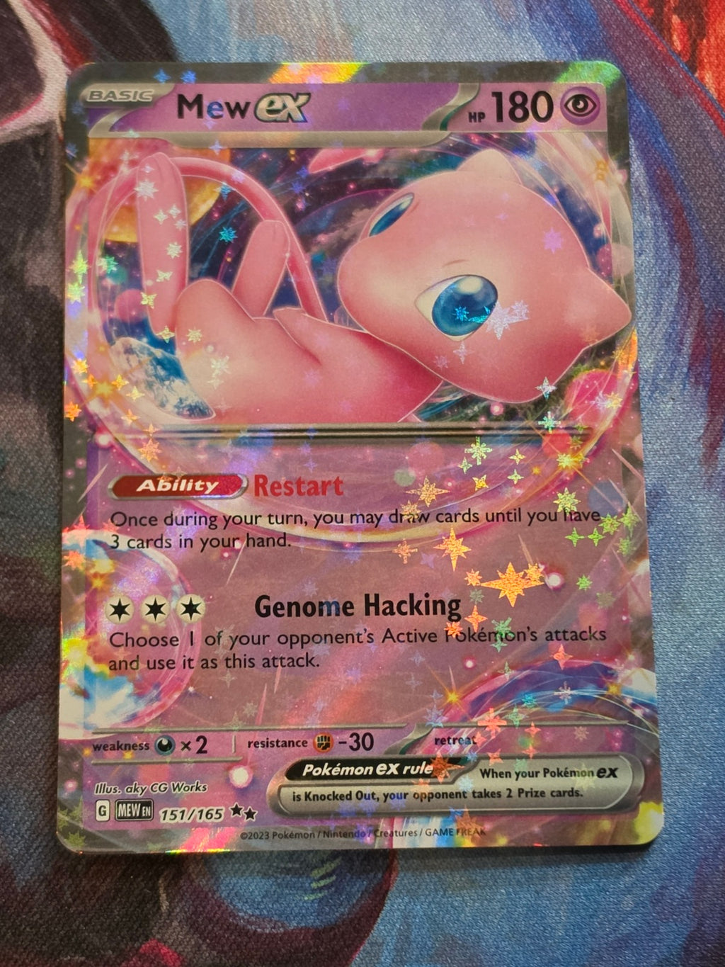 Mew ex Double Rare Scarlet & Violet 151 151/165 NM Pokemon