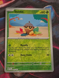 Seedot - 003/162 - SV05: Temporal Forces - Common - Reverse Holo - NM - Pokemon