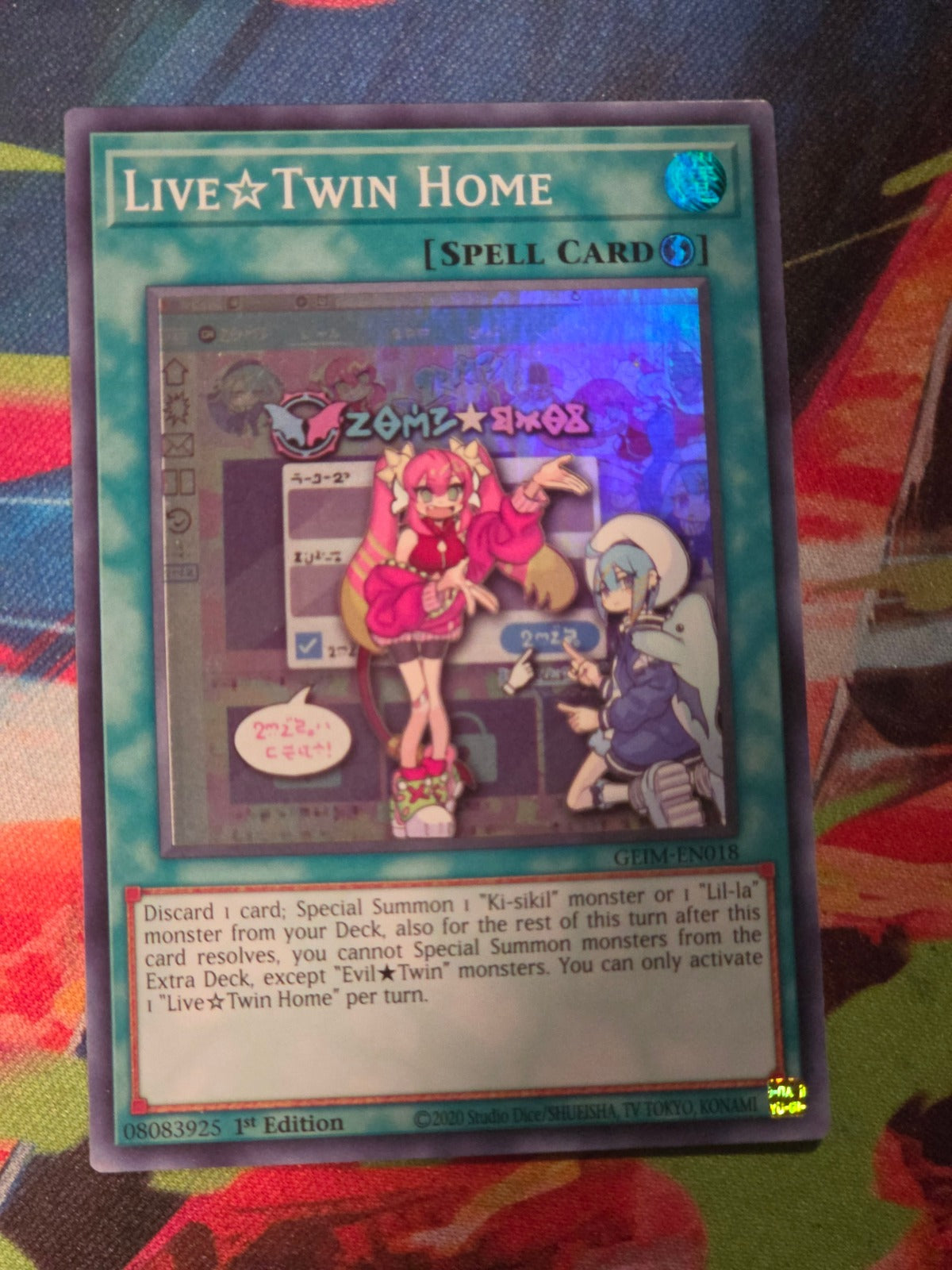 Live Twin Home Super Rare Genesis Impact GEIM-EN018 1st Edition LP Yu-Gi-Oh!