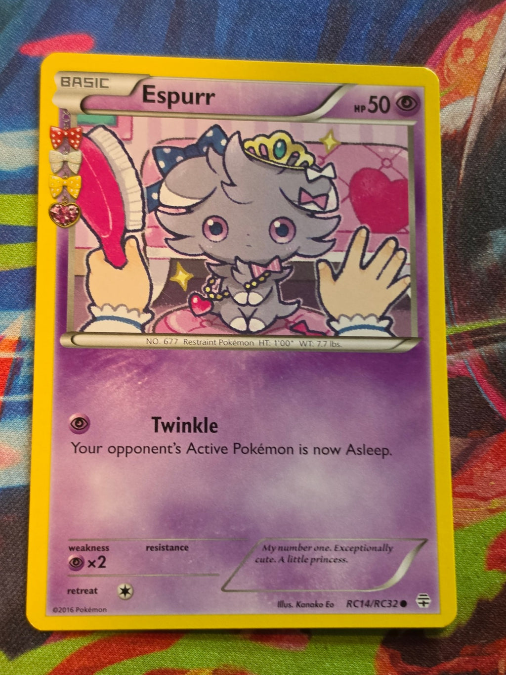 Espurr Common Generations: Radiant Collection RC14/RC32 LP+ Pokemon