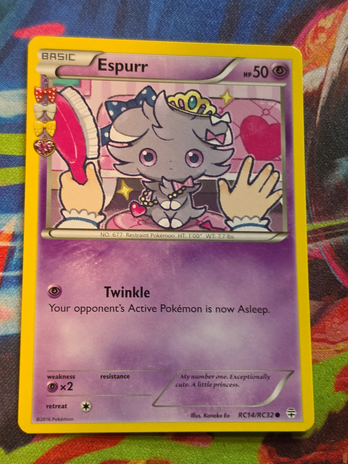 Espurr Common Generations: Radiant Collection RC14/RC32 LP+ Pokemon