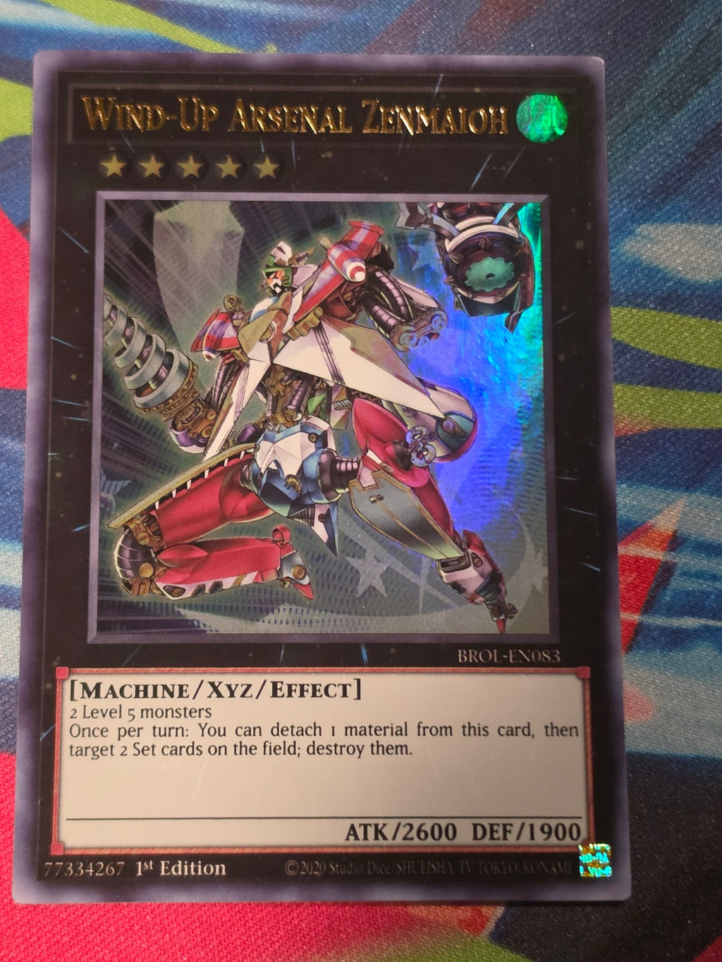 Wind-Up Arsenal Zenmaioh Ultra Rare Brothers of Legend BROL-EN083 LP
