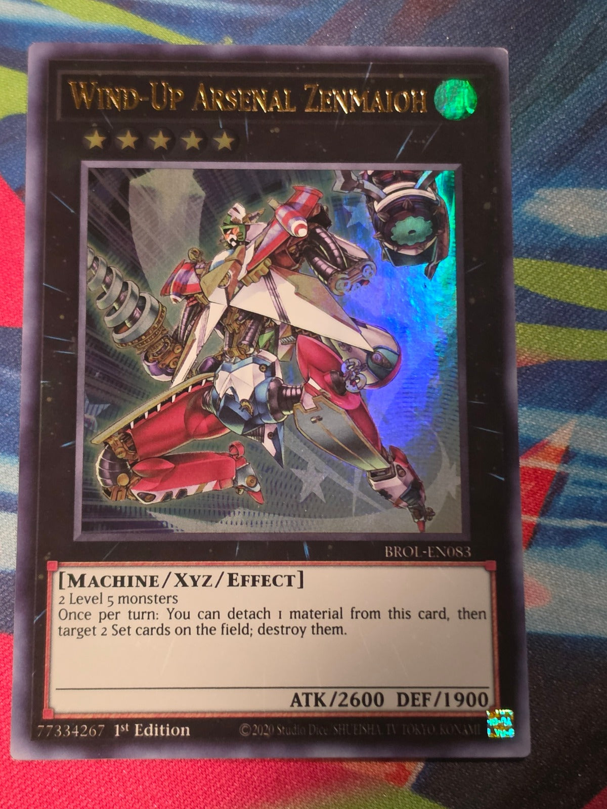 Wind-Up Arsenal Zenmaioh Ultra Rare Brothers of Legend BROL-EN083 LP