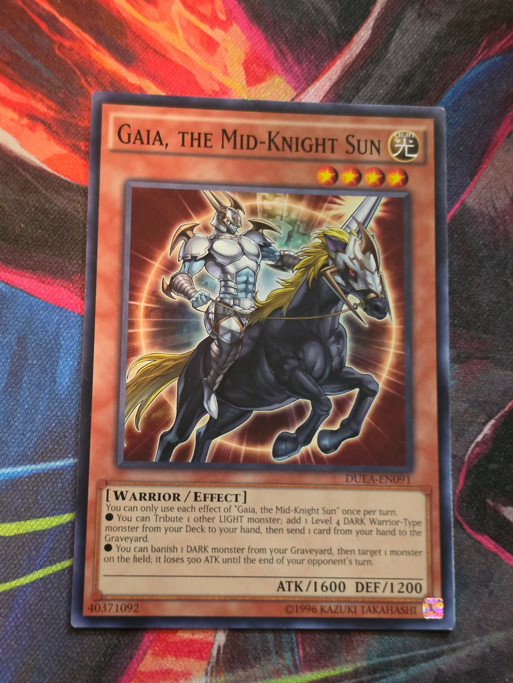 Gaia, the Mid-Knight Sun Common Duelist Alliance DUEA-EN091 LP