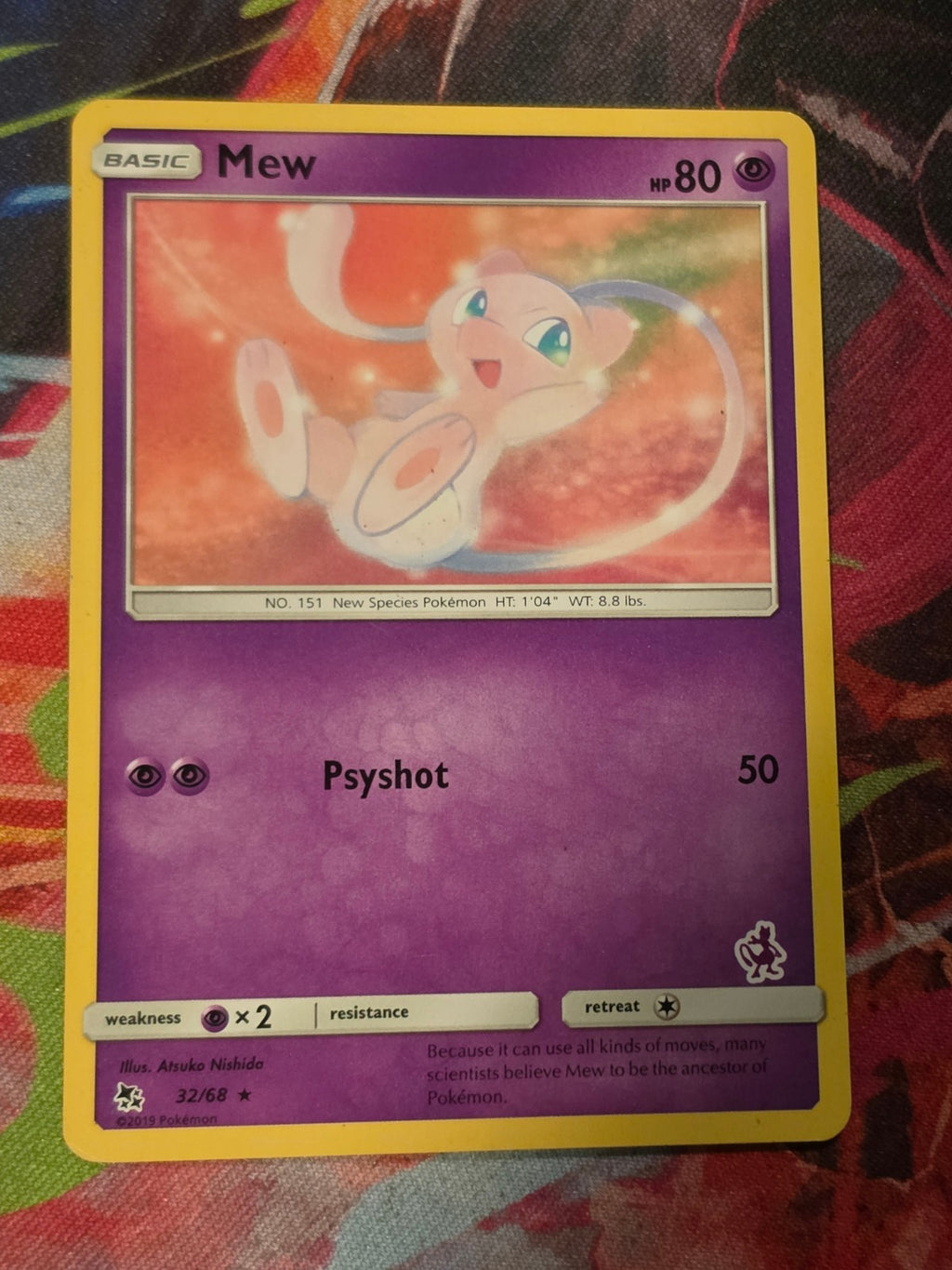 Mew (Mewtwo Stamped) Promo Battle Academy 032/068 LP Pokemon