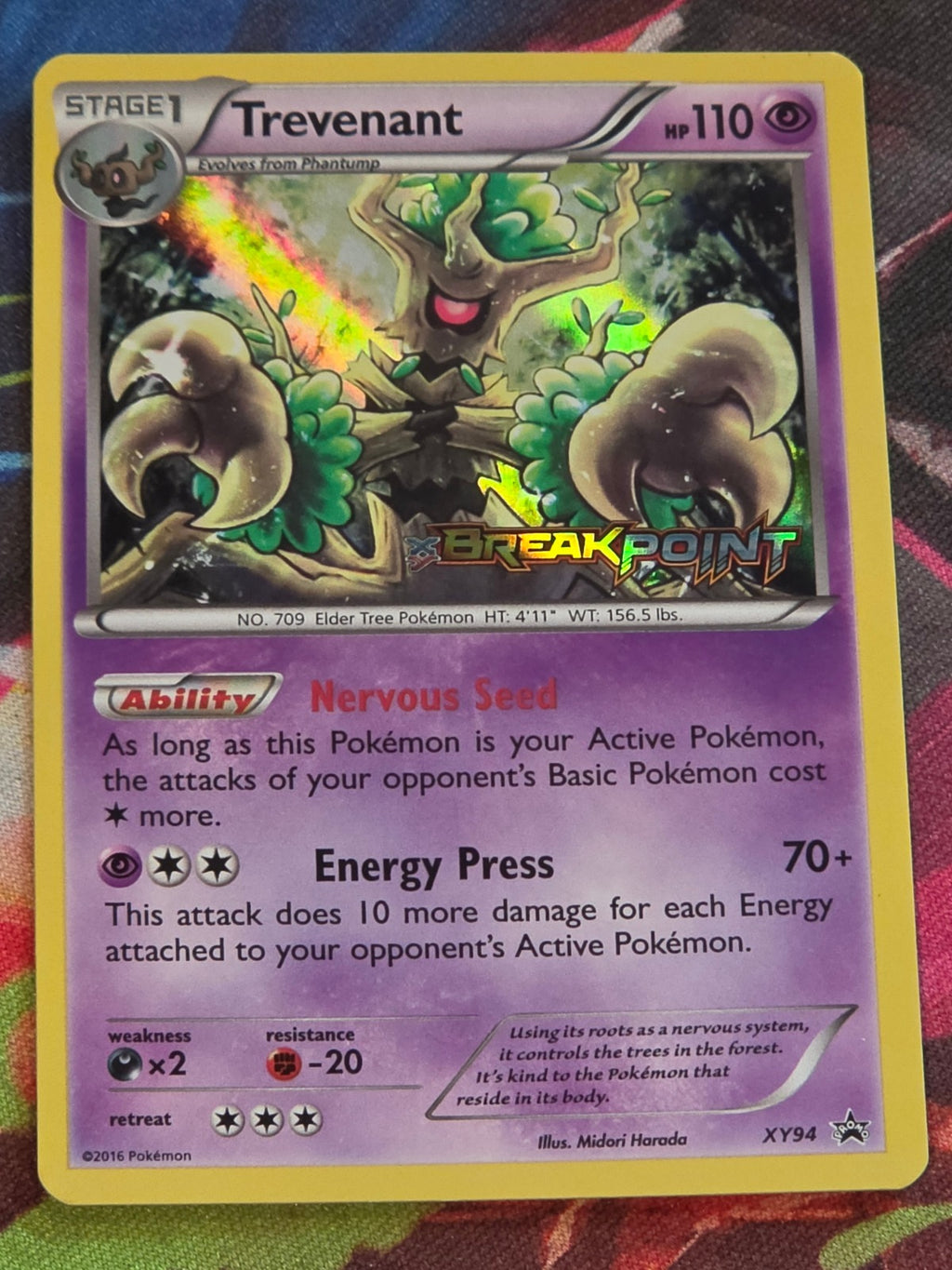 Trevenant (Prerelease) Promo XY Promos XY94 NM Pokemon