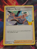 Professor Burnet (25th Anniversary Stamp) - SWSH167 - SWSH: Sword & Shield Promo Cards - Promo - NM Pokemon