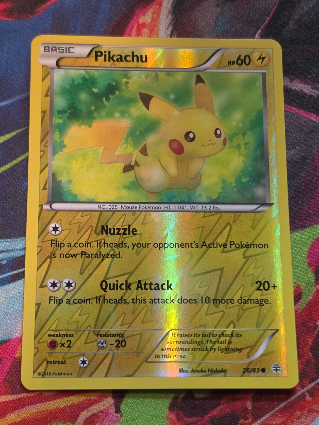 Pikachu Reverse Holo Generations 26/83 NM Pokemon