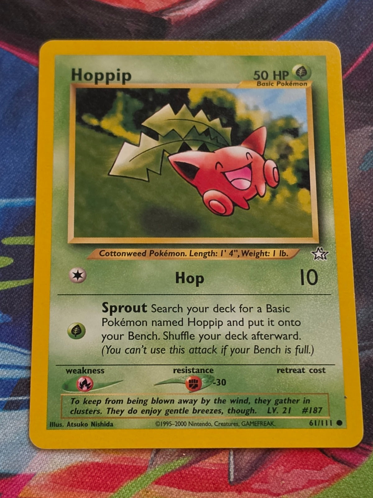 Hoppip - 061/111 - Neo Genesis - Common - Unlimited - LP+ Pokemon