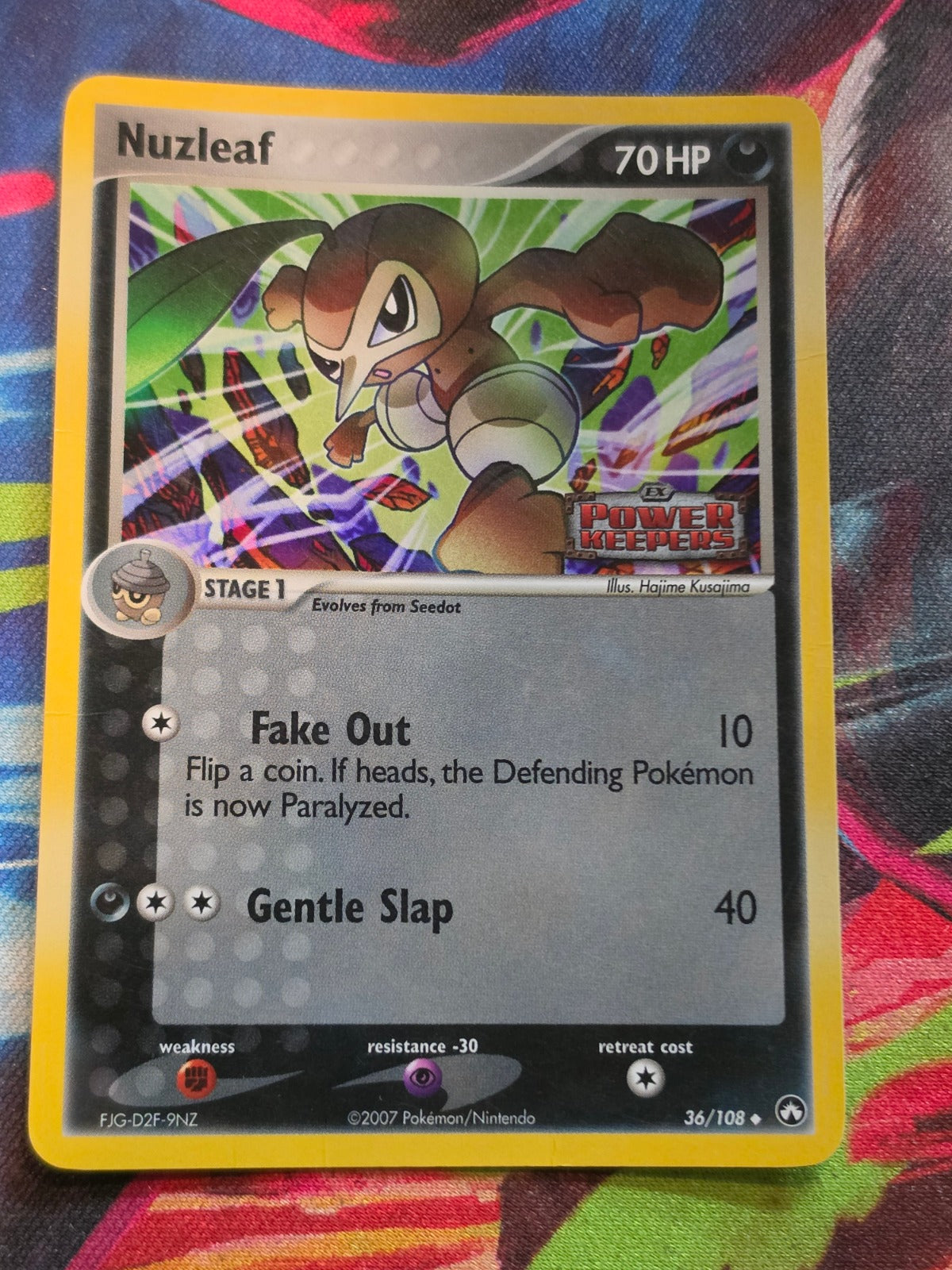 Nuzleaf Uncommon Reverse Holo EX Power Keepers 36/108 LP Pokemon