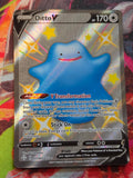 Ditto V Shiny Holo Rare Shining Fates: Shiny Vault SV118/SV122 NM Pokemon