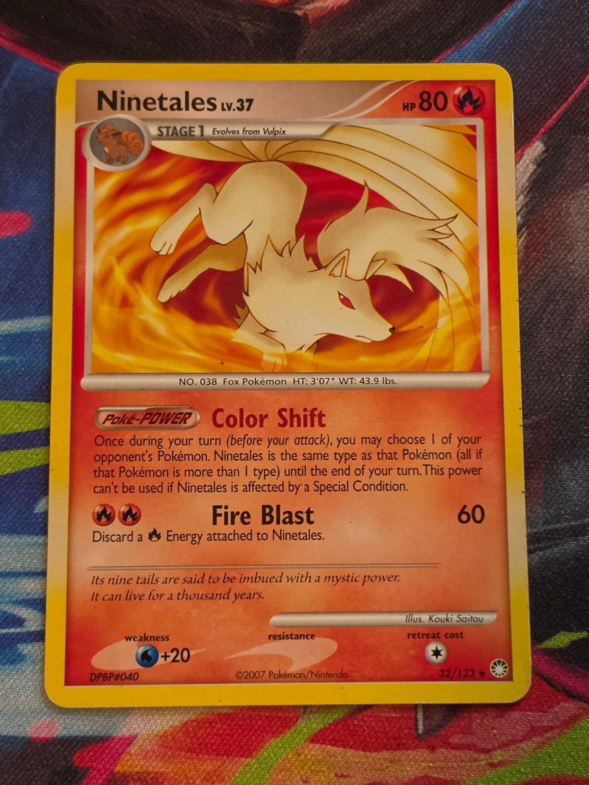 Ninetales Rare Mysterious Treasures 32/123 LP Pokemon