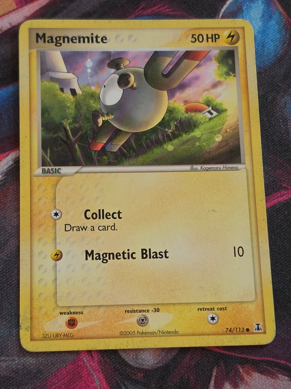 Magnemite - 74/113 - EX Delta Species - Common - MP - Pokemon