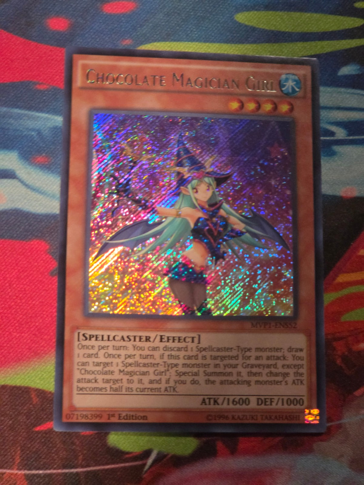 Chocolate Magician Girl Secret Rare The Dark Side of Dimensions Movie Pack: Secret Edition MVP1-ENS52 1st Edition LP Yu-Gi-Oh!