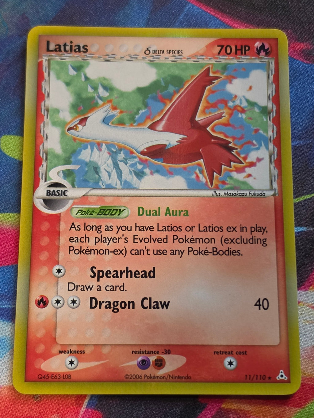 Latias (Delta Species) Holo Rare EX Holon Phantoms 11/110 NM Pokemon
