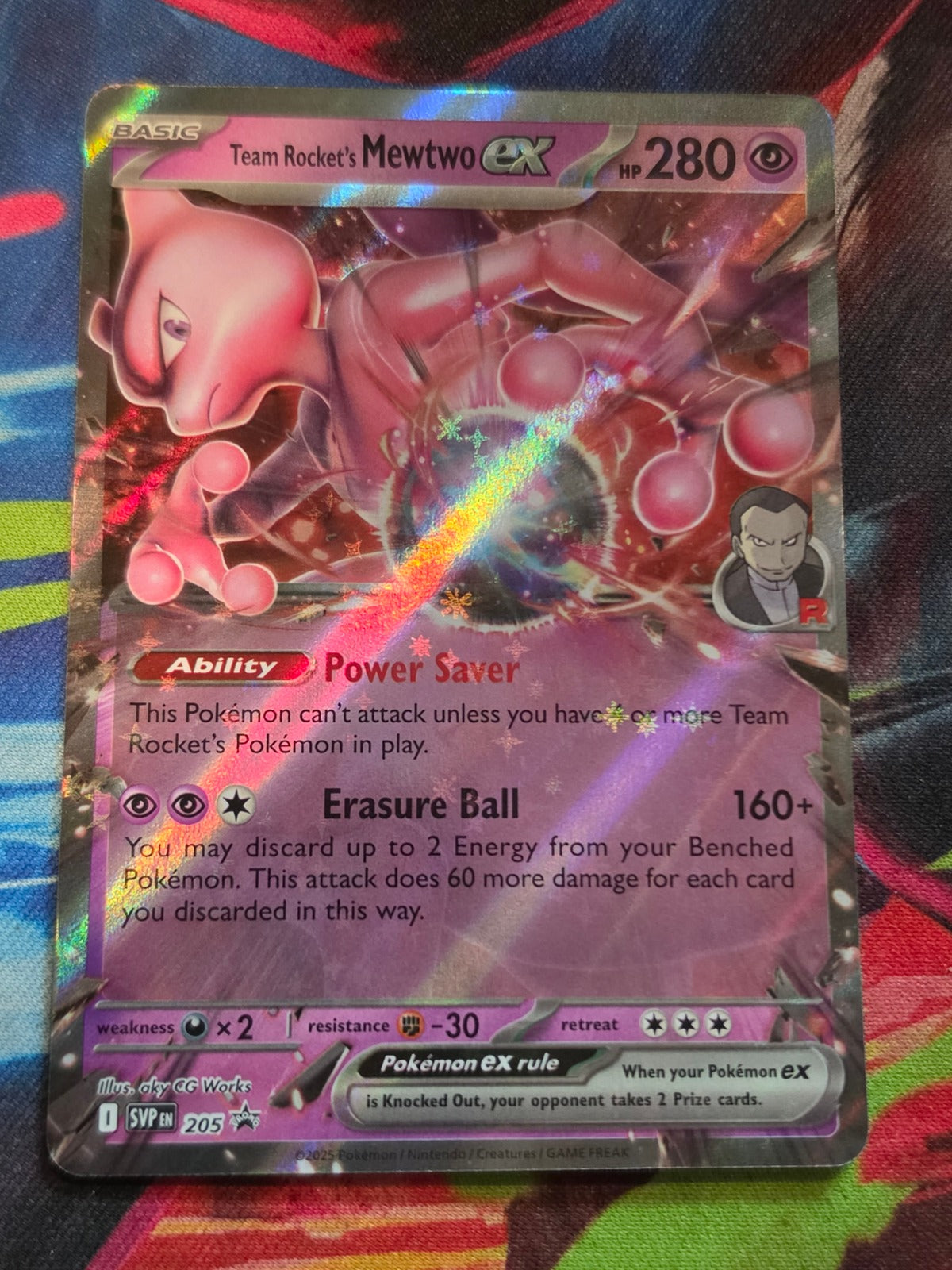 Team Rocket's Mewtwo ex Promo SV: Scarlet & Violet Promo Cards 205 NM Pokemon