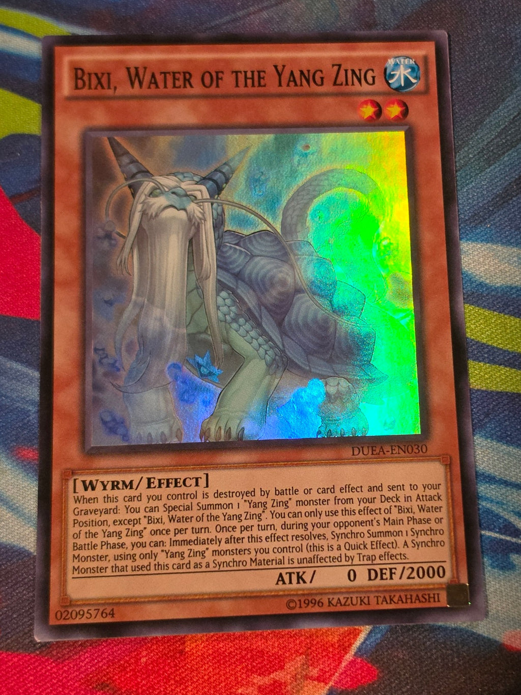 Bixi, Water of the Yang Zing Super Rare Duelist Alliance DUEA-EN030 LP