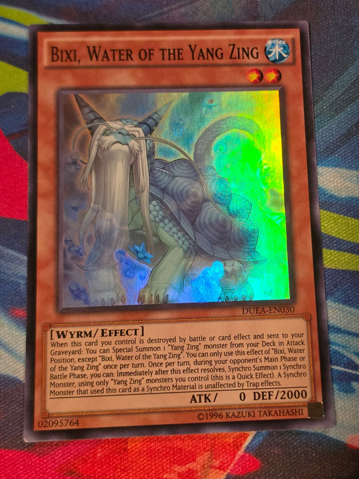 Bixi, Water of the Yang Zing Super Rare Duelist Alliance DUEA-EN030 LP