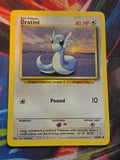 Dratini Unlimited Base Set Uncommon 026/102 LP Pokemon