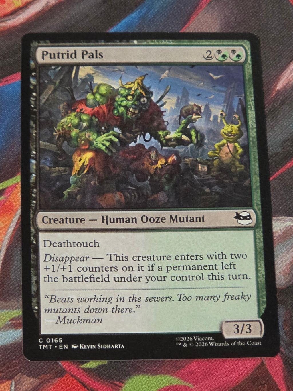 Putrid Pals - 165 - Teenage Mutant Ninja Turtles - C - NM MTG
