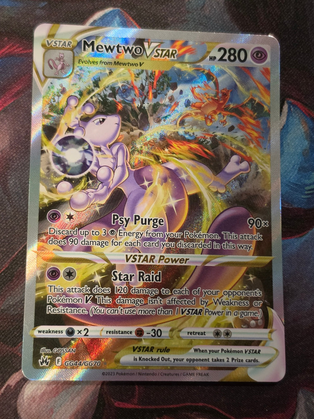 Mewtwo VSTAR Ultra Rare Crown Zenith Galarian Gallery GG44/GG70 NM Pokemon