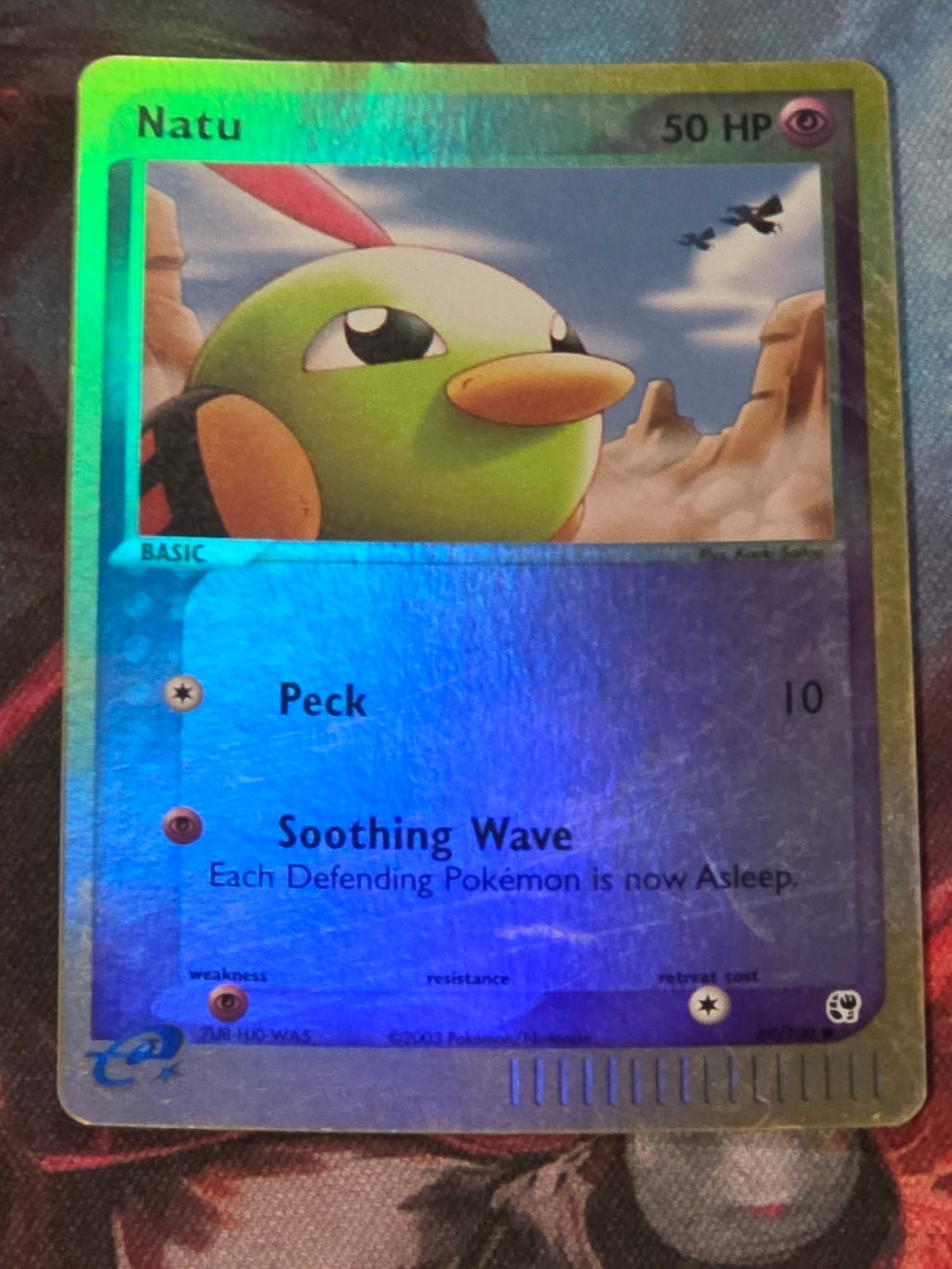 Natu Common Reverse Holo EX Sandstorm 69/100 LP Pokemon