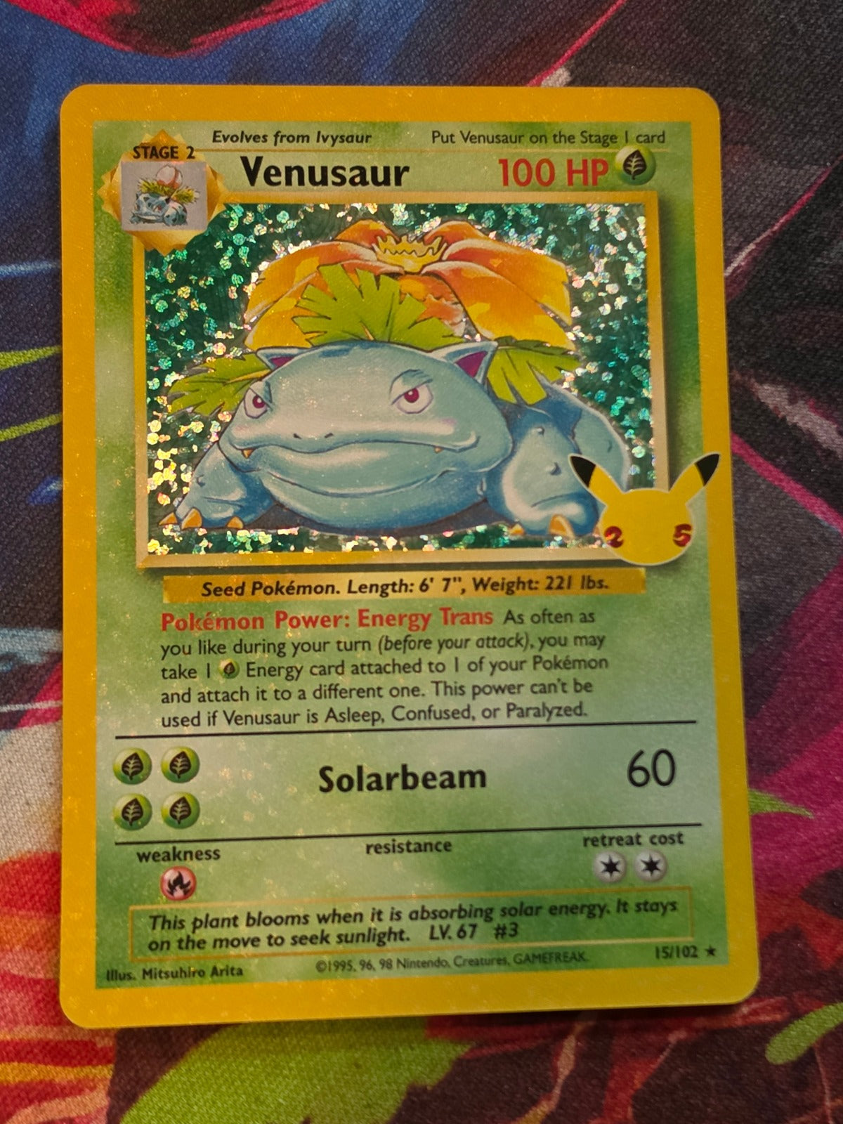 Venusaur Classic Collection Celebrations: Classic Collection 15/102 NM Pokemon
