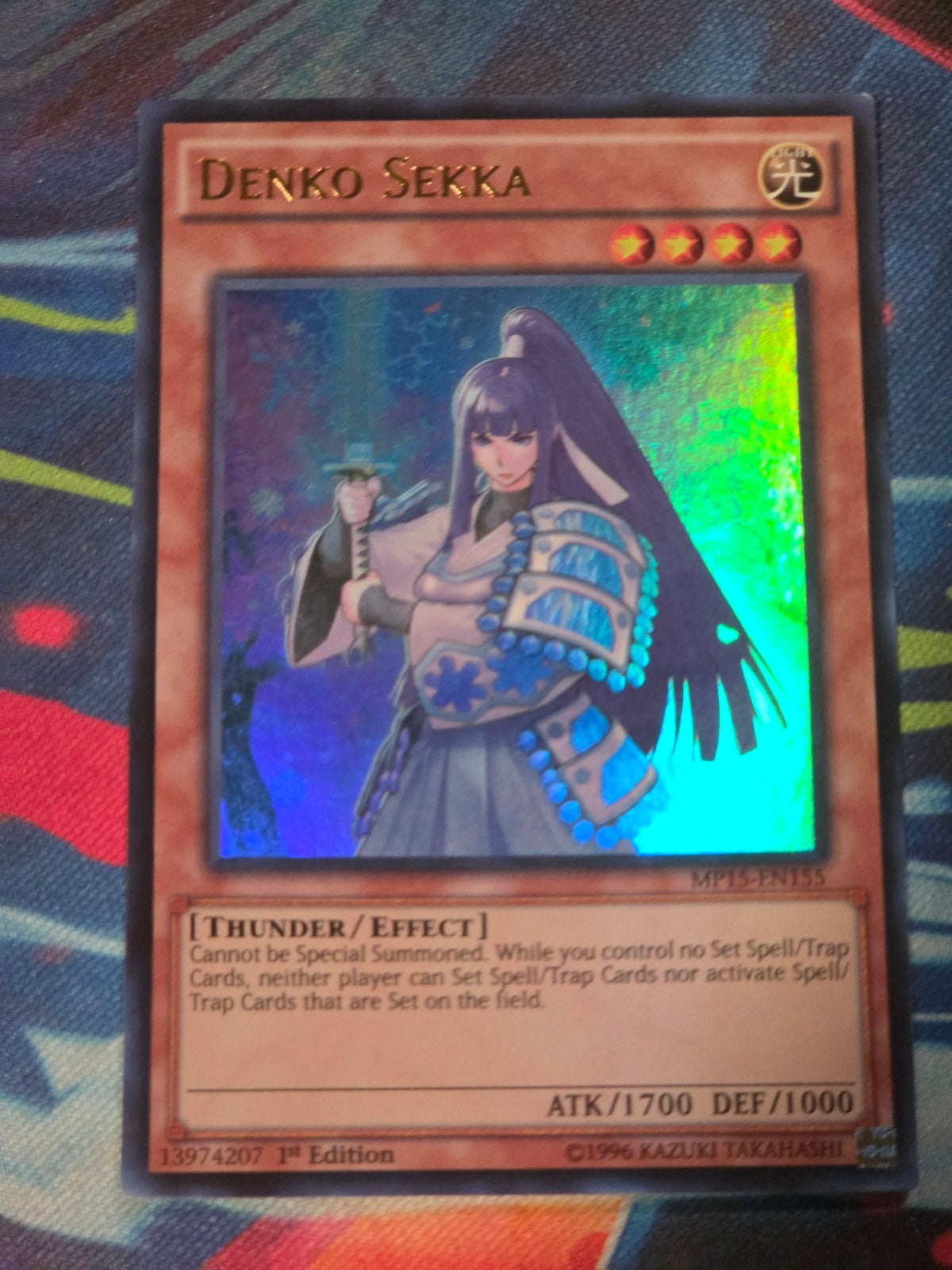 Denko Sekka Ultra Rare 2015 Mega-Tins Mega Pack MP15-EN155 1st Edition LP Yu-Gi-Oh!