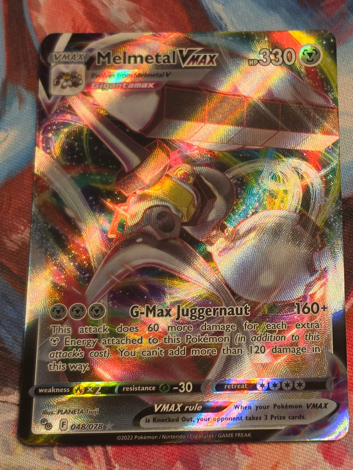 Melmetal VMAX Ultra Rare Pokemon GO 048/078 NM Pokemon