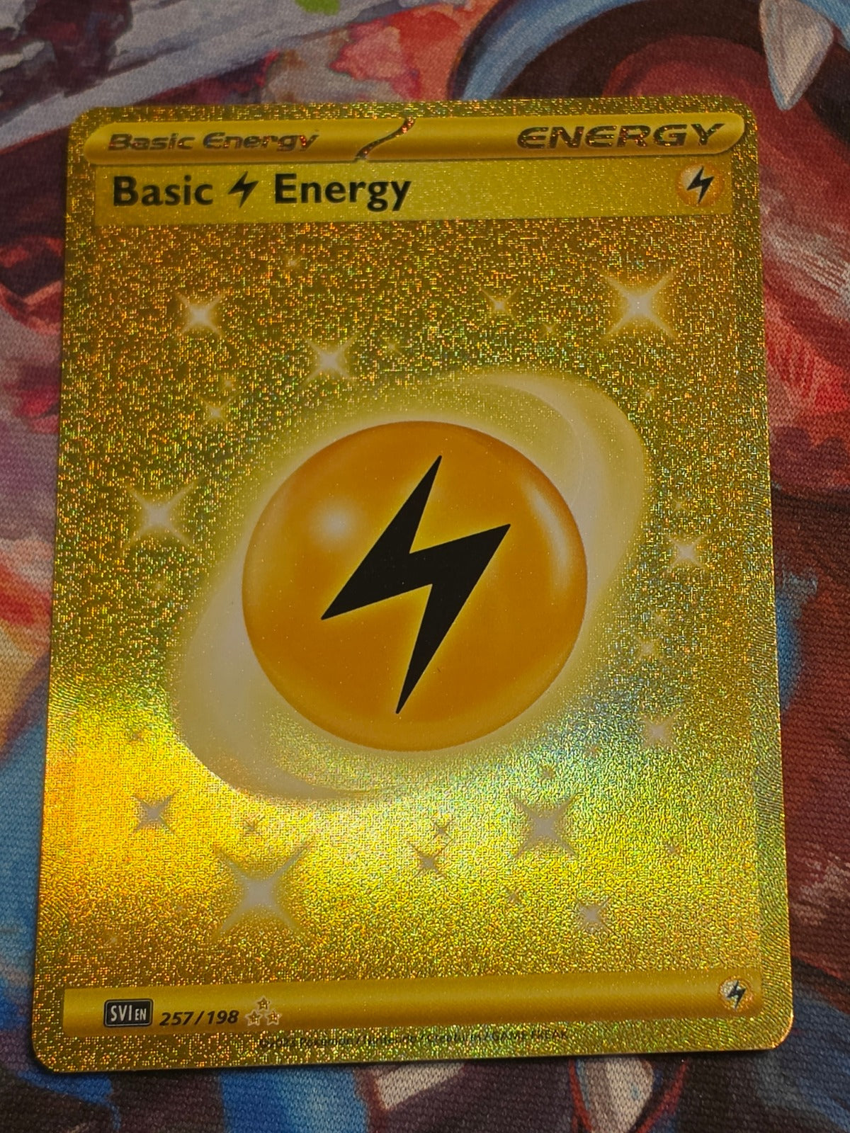 Basic Lightning Energy Hyper Rare SV01: Scarlet & Violet Base Set 257/198 NM Pokemon