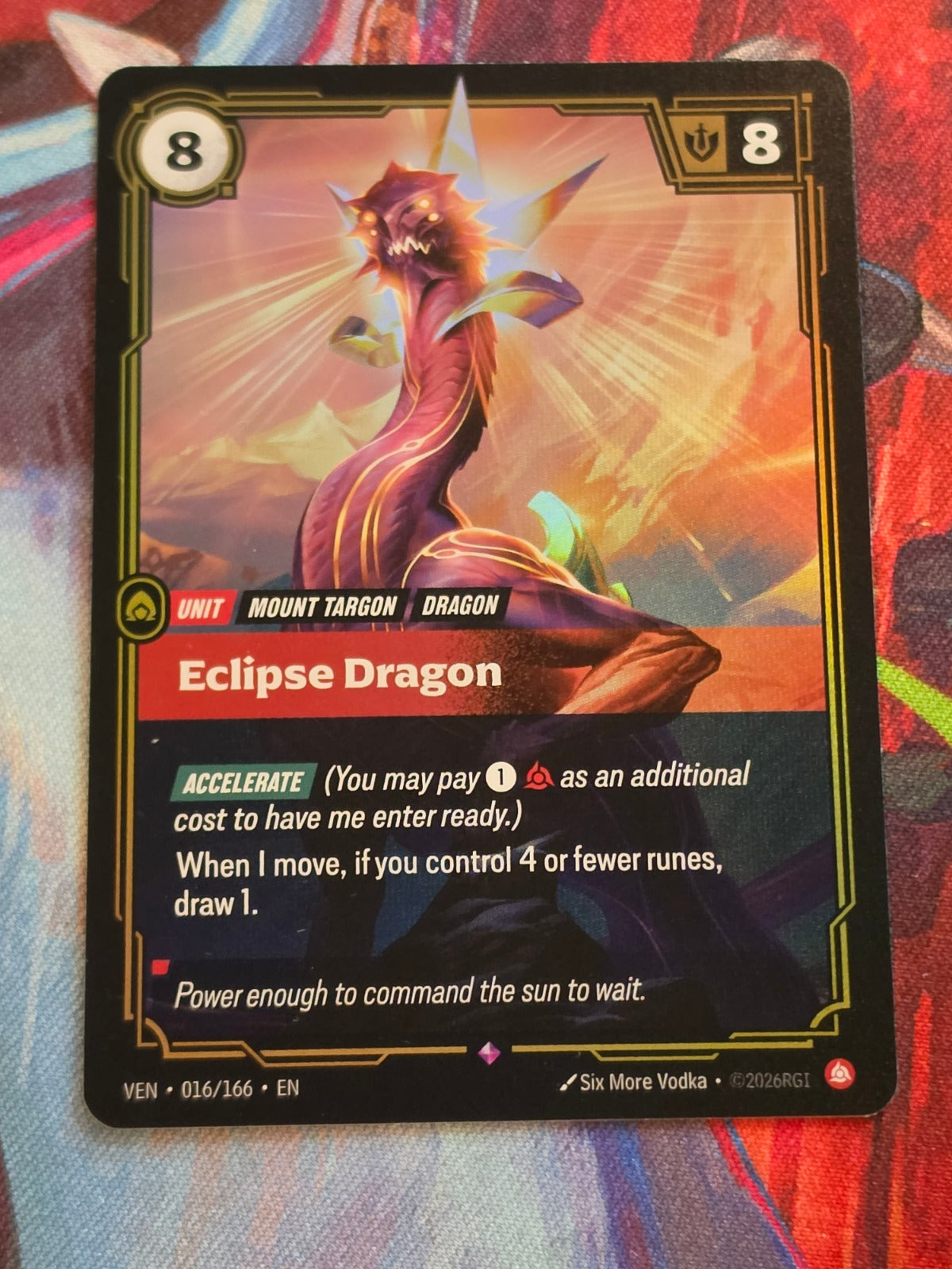 Eclipse Dragon - 016/166 - Vendetta - Rare - NM