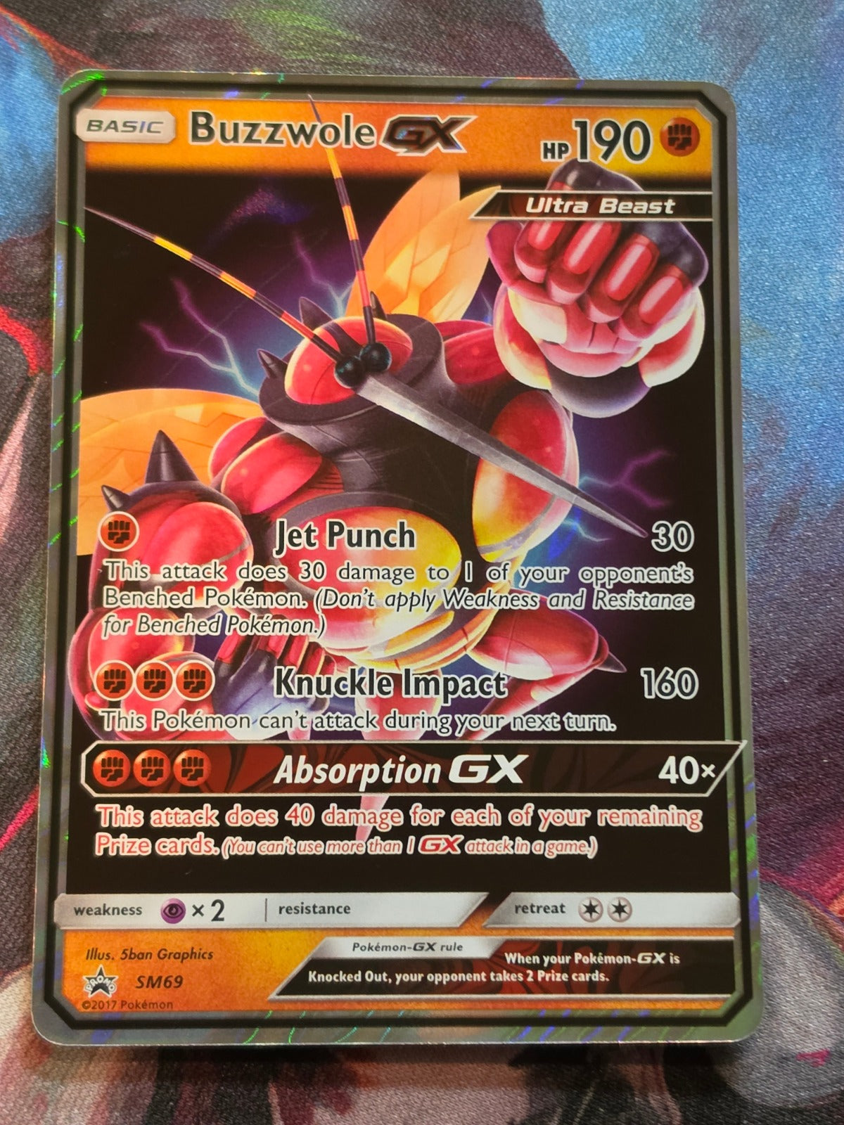 Buzzwole GX Promo SM Promos SM69 NM Pokemon