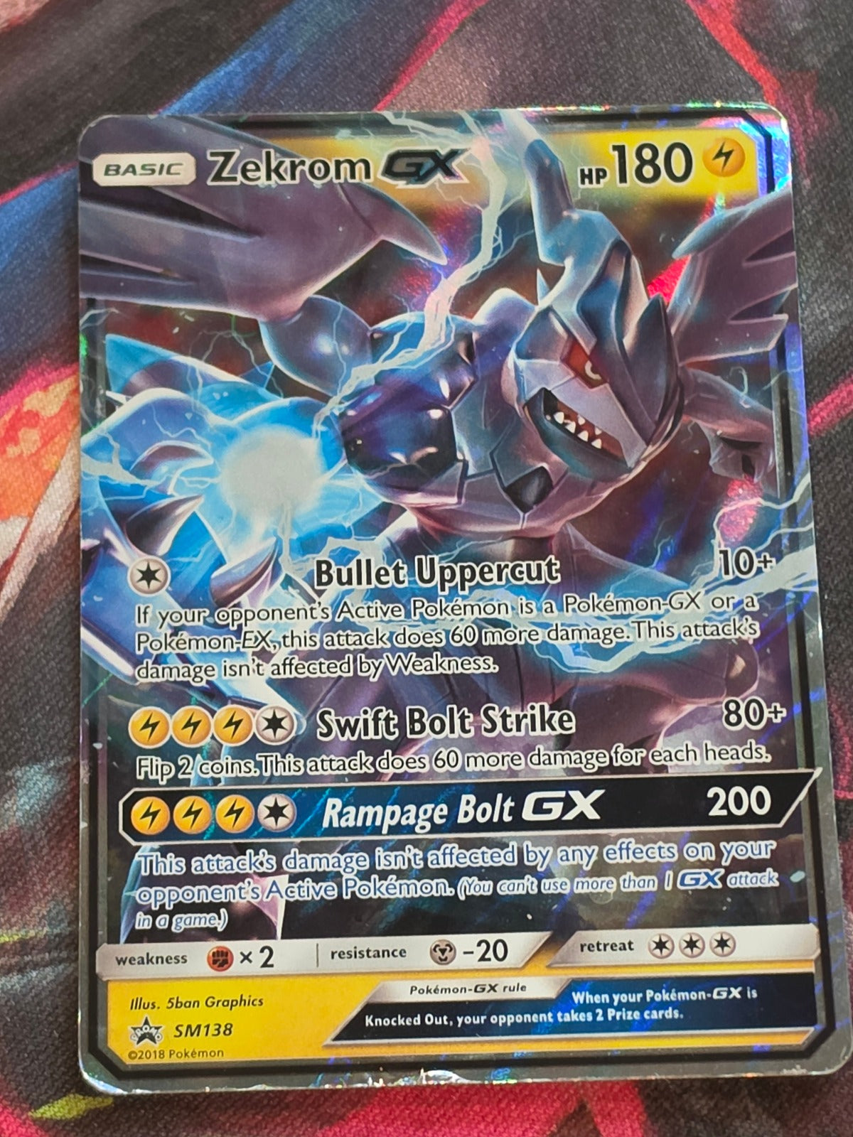 Zekrom GX Promo SM Promos SM138 HP Pokemon