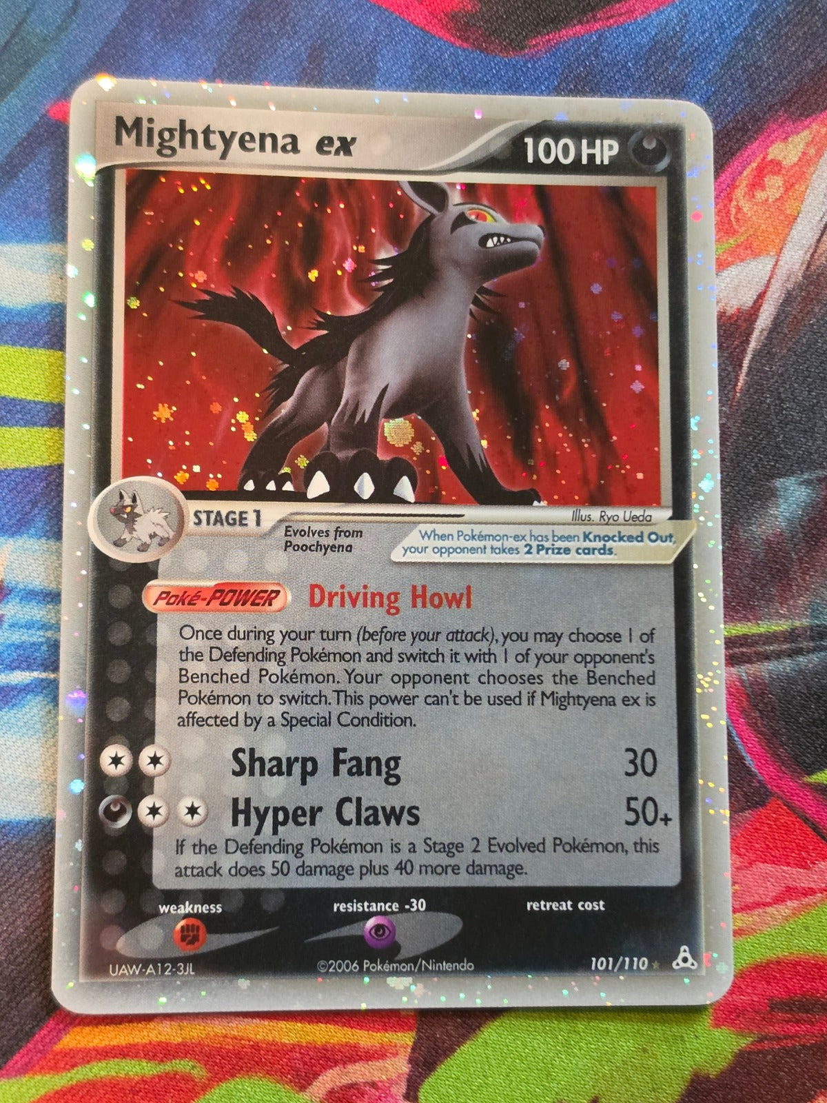 Mightyena ex Ultra Rare EX Holon Phantoms 101/110 NM Pokemon