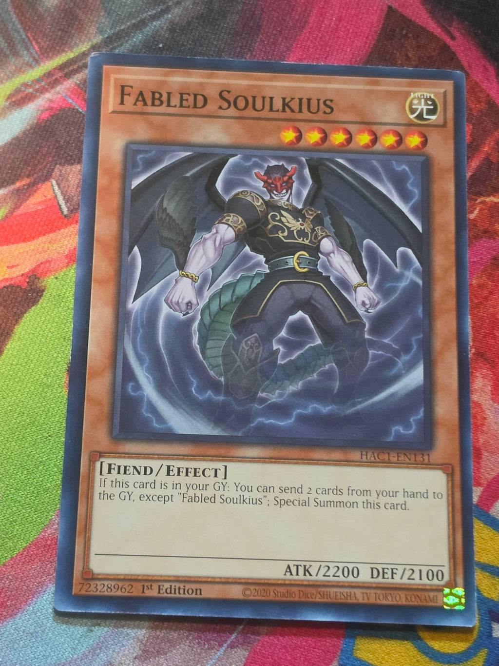 Fabled Soulkius Common Hidden Arsenal: Chapter 1 HAC1-EN131 LP