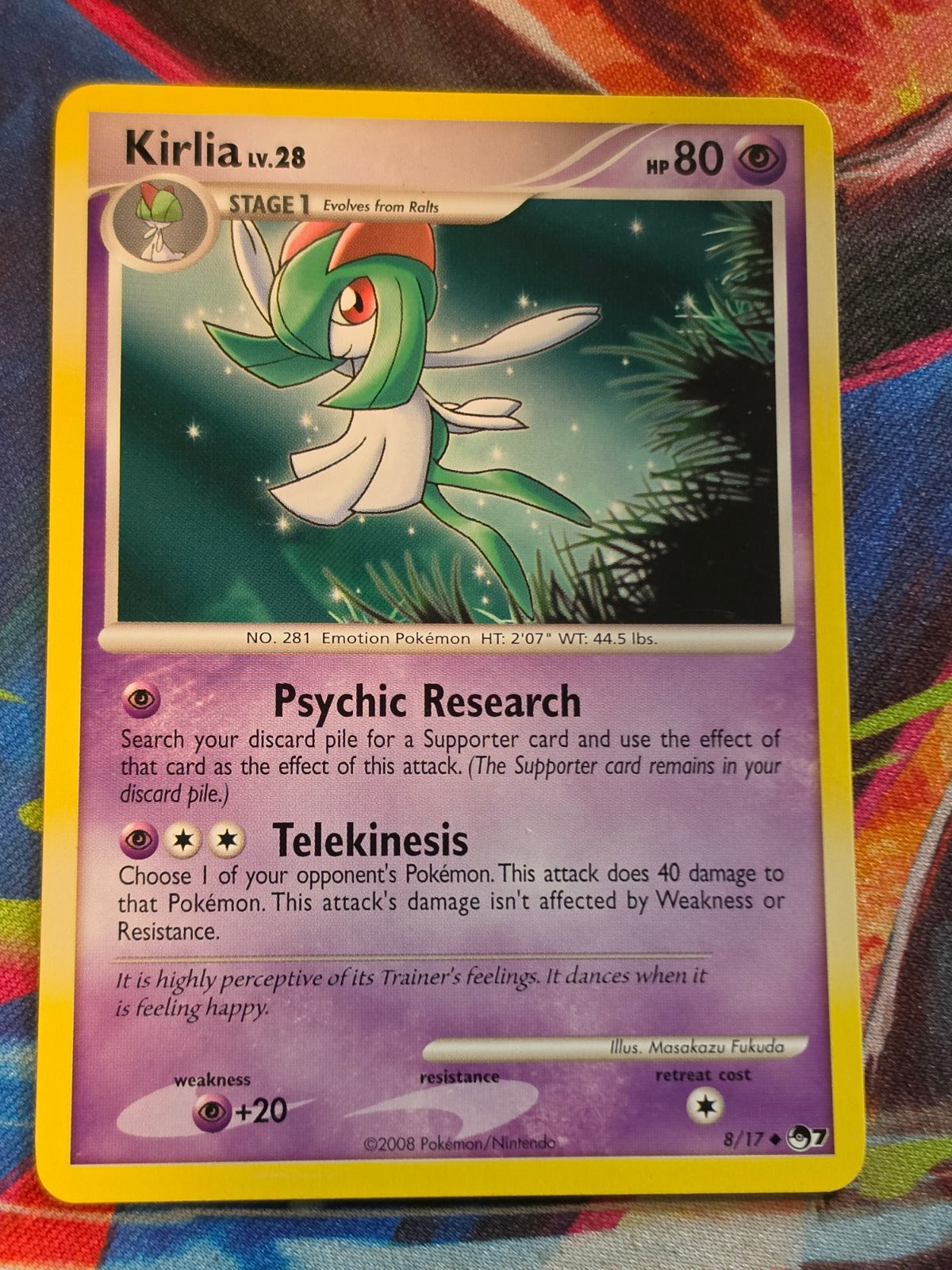 Kirlia Uncommon POP Series 7 008/017 LP+ Pokemon