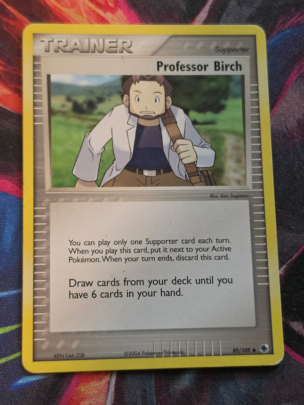 Professor Birch - 89/109 - EX Ruby and Sapphire - Uncommon - MP - Pokemon